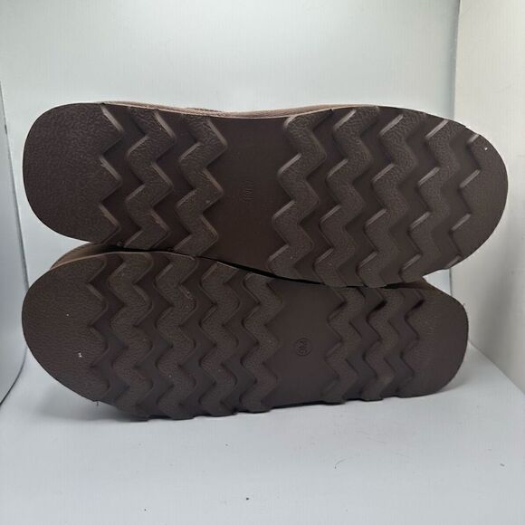 CUSHIONAIRE Women's Genuine Suede Cozy Mule Platform +Memory Foam 9 TAUPE - Picture 5 of 7